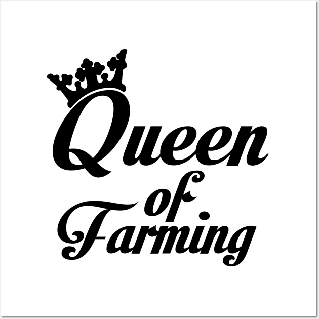 Queen of Farming Wall Art by nektarinchen